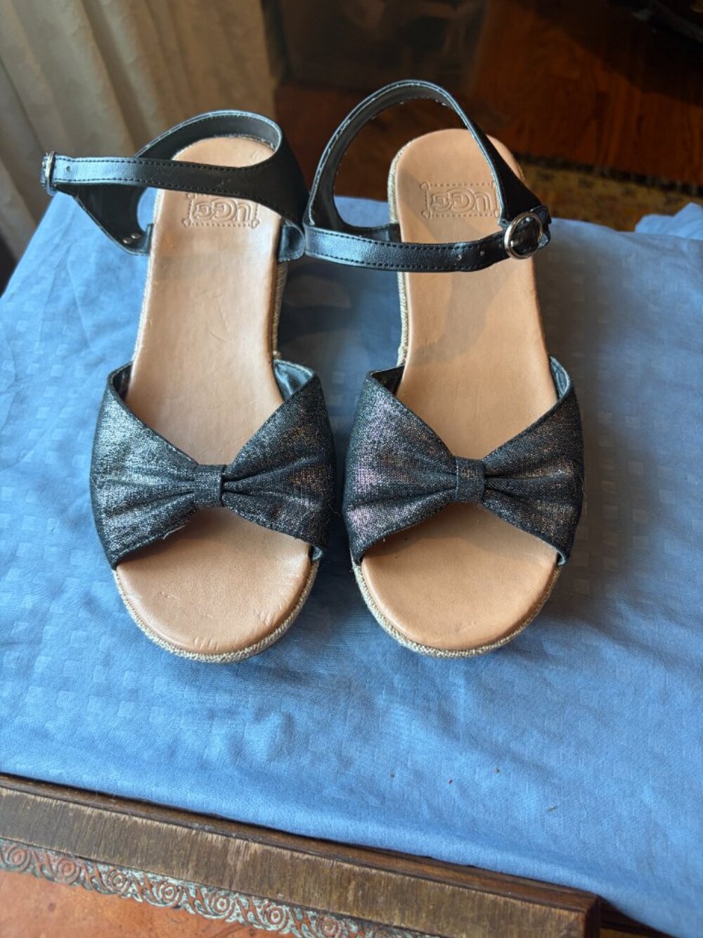Ugg Sandals  5 sparkle Black
